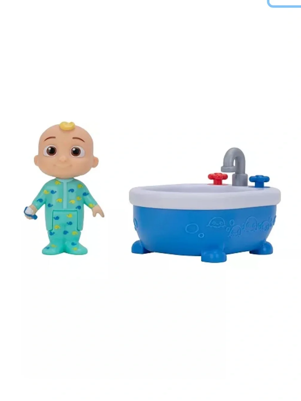 Baby Bath & Vanity Playset with Blue Tub and Green Mirror - Kids Toys
